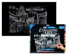 R&L Vyškrabovací obrázok – Hollywood