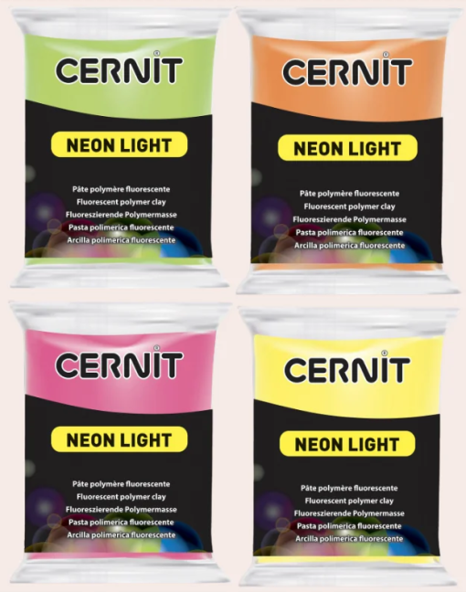 CERNIT Pasta Neon 56g - vari colori