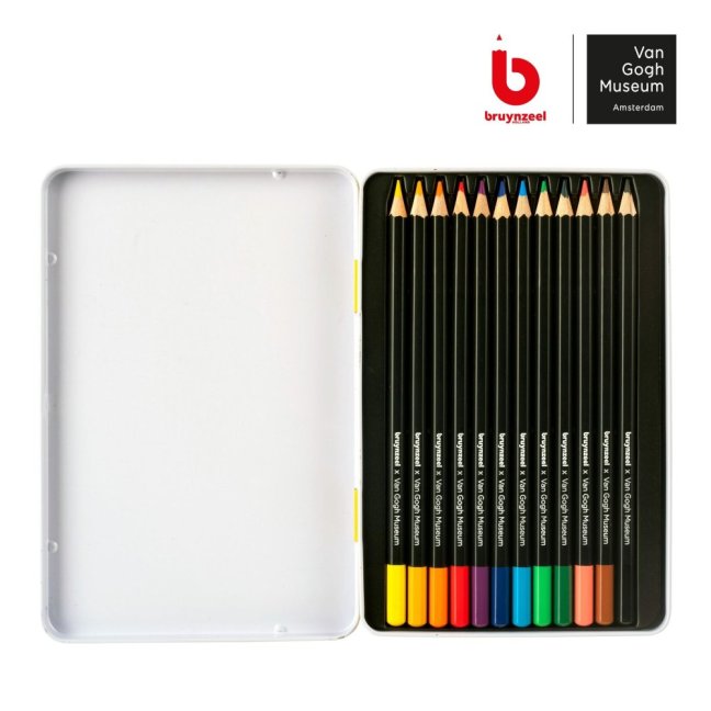 Sada farebných ceruziek Bruynzeel  - sada 12ks - séria Van Gogh Museum
