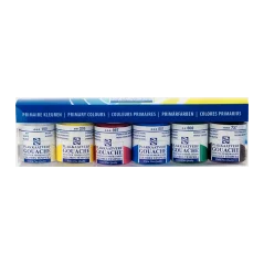 Talens Gouache Extra Fine základná sada - 6 x 16 ml