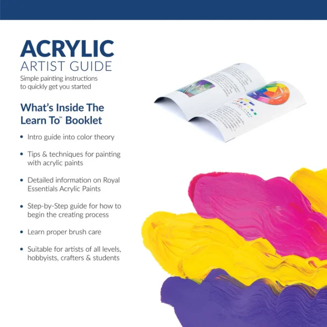 Impara a dipingere - Set acrilico 23 pezzi