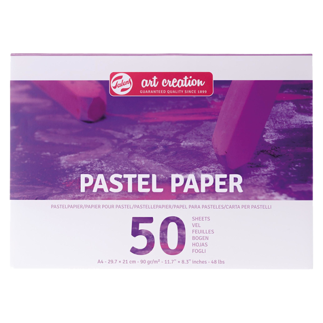 ArtCreation Blocco di carta per pastello 90g/50 fogli - A4
