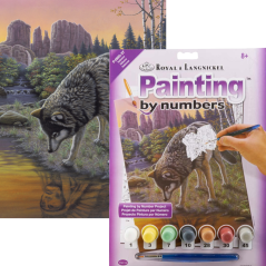 Malování podle čísel formát A4 - Odraz ve vodě