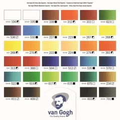 Olejové farby Van Gogh - Superior box 32 x 20 ml, 2 x 60 ml