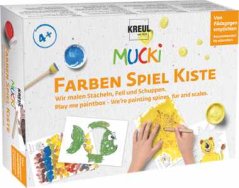 KREUL Sada farieb MUCKI – paintbox maľujeme zvieratká – prstové farby