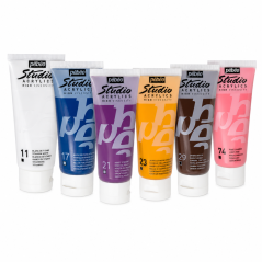 Pébéo Studio Acrylics - 100 Ml, Művész Akrilfesték, Különböző Árnyalatok