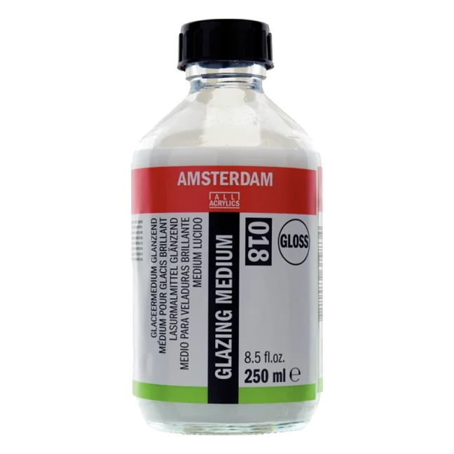 Amsterdam üveg médium akrilhoz fényes 018 - 250 ml