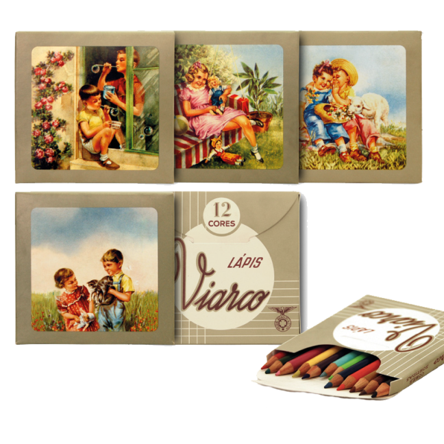 Viarco Matite Colorate KIDS - 12 pezzi