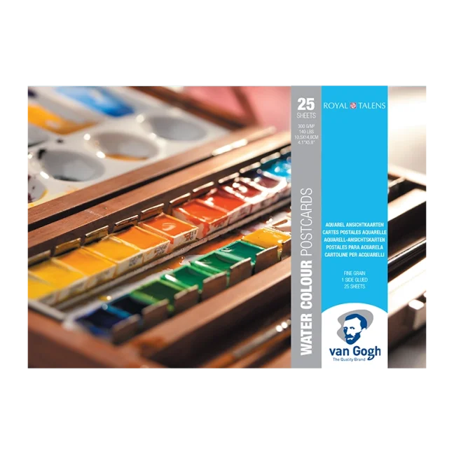 Blocco per acquerelli Van Gogh Cartolina 10,5x14,8cm, 300g, 25 fogli
