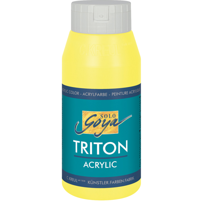 KREUL Colore acrilico SOLO GOYA TRITON 750 ml - SOLO GOYA Triton 750 ml: 17026 – Citron