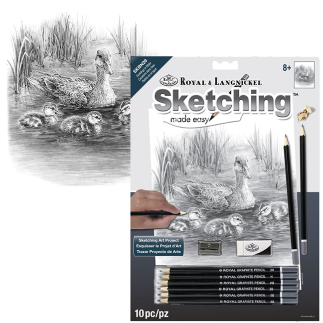 Set da disegno Royal & Langnickel con motivo - Anatre sul lago