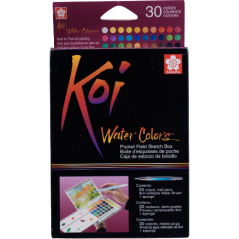 Sketch box s akvarelnim bojama Sakura Koi - 30 komada