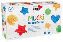 KREUL Set di colori per bambini MUCKI – 6 x 80 ml
