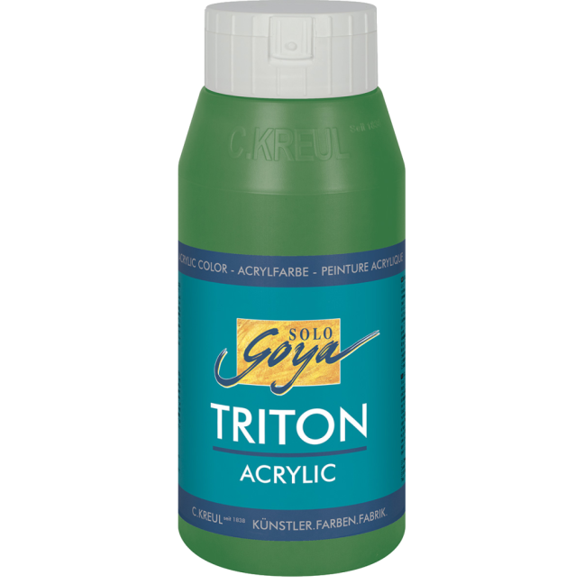 KREUL Colore acrilico SOLO GOYA TRITON 750 ml - SOLO GOYA Triton 750 ml: 17014 - Foliage Green