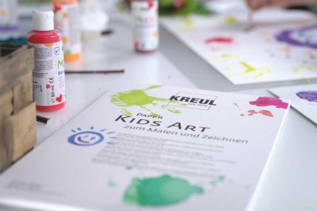 KREUL Blocco KidsArt 160 g/m² - Seleziona la dimensione del blocco: A4