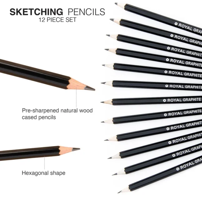 Matite da disegno Royal & Langnickel - set 12 pezzi