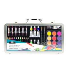 Royal Langnickel Mješoviti set u prozirnoj kutiji 74 kom