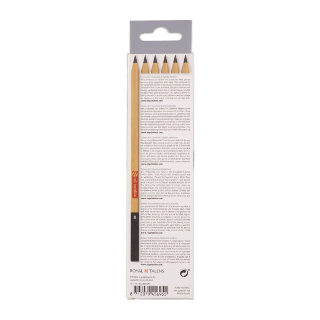 Set di matite in grafite ArtCreation - 6 pezzi