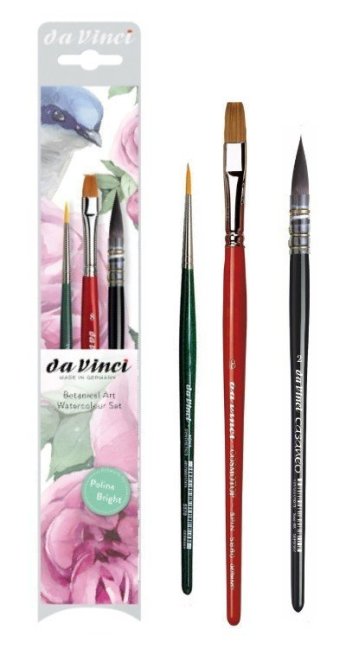 daVinci BOTANICAL set di pennelli per acquerello - serie 4216