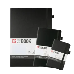 Sakura vonalas jegyzetfüzet – Black – válasszon méretet