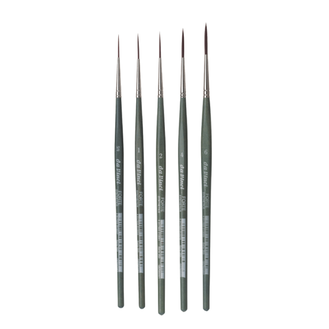 daVinci FORTE SYNTHETICS pennelli - serie 263 - scegli la dimensione - Seleziona la misura del pennello Da Vinci: 2