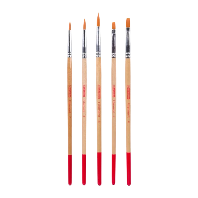 Set di 5 pennelli per acquerello Art Creation - poliestere