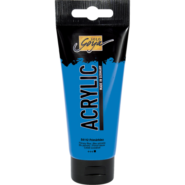 KREUL Colore acrilico Solo Goya – 100 ml - KREUL colore acrilico Solo Goya 100 ml - scegli la tonalità: 84112 - Primary Blue