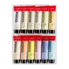 Amsterdam akril festékek - 12 x 20 ml készlet - Pastels