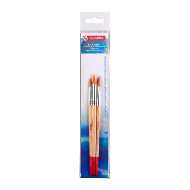 ArtCreation set di pennelli per pittura ad acquerello 3 pezzi -123M