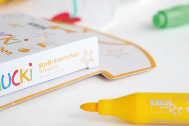 KREUL Sada fixiek na textil pre deti MUCKI – 5 ks