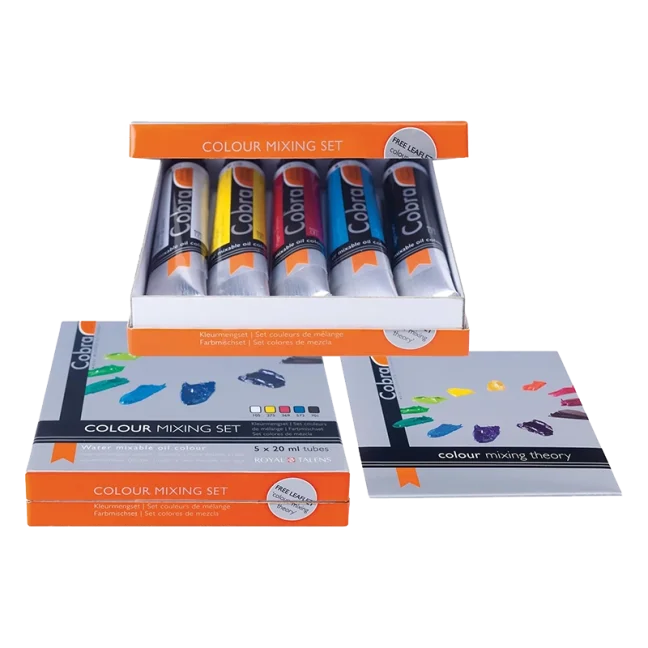 Colori a olio Cobra Artist - set misto 5 x 20 ml