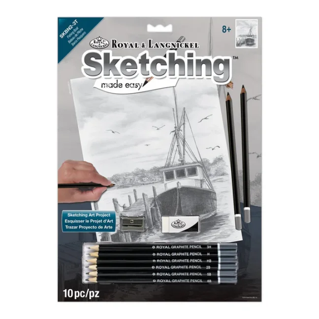 Set da disegno Royal & Langnickel con tema - Barca da pesca