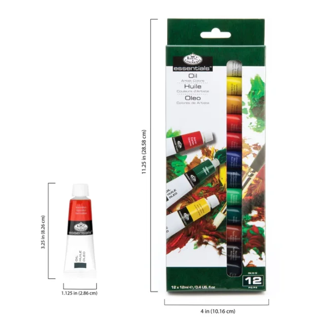 R&L Olajfesték készlet – 12 x 12 ml