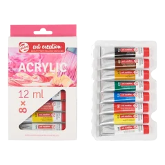 Culori acrilice Talens ArtCreation - set 8 x 12 ml