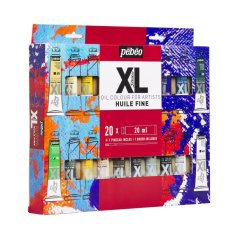 Pébéo Studio XL Fine Oil – olajfesték készlet 20 × 20 ml + ecset