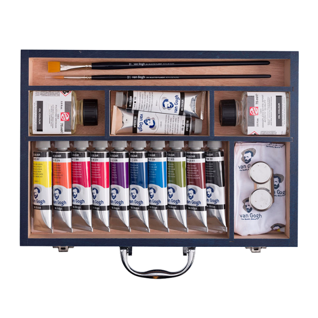 Van Gogh oil Starter Box XL 12 x 40 ml + accessoris