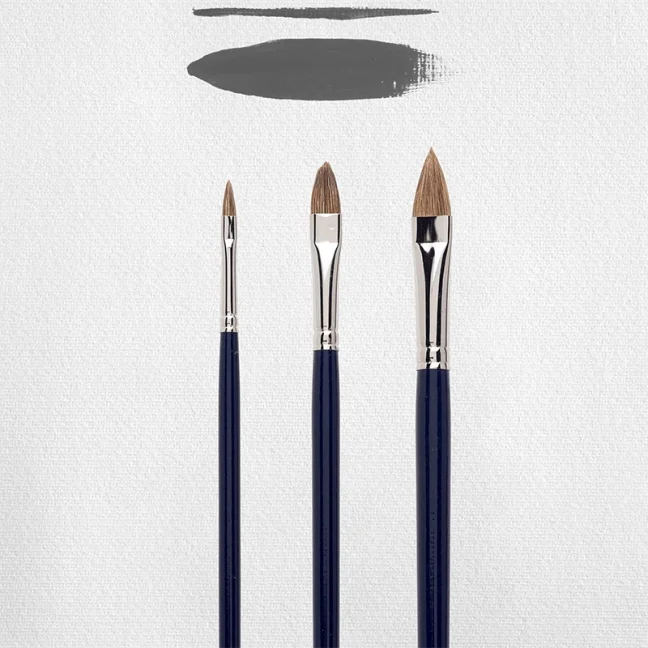 Van Gogh ecsetek olaj/akril/gouache 232 - szett 3 db - 4 - 8 - 12