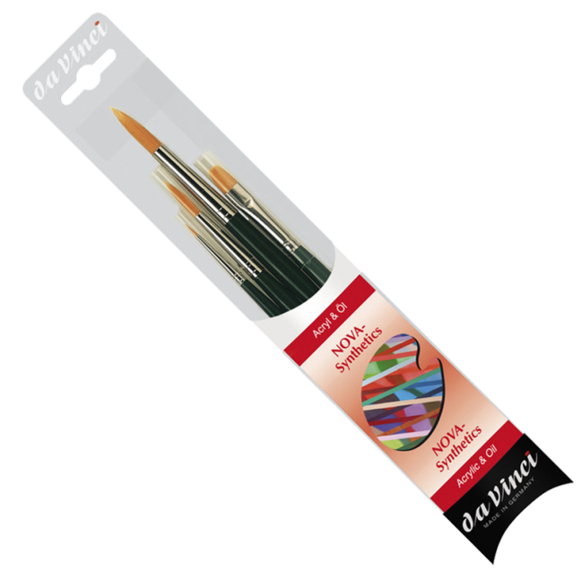 daVinci NOVA set di pennelli sintetici - serie 4226