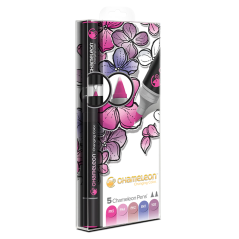 Set di 5 Camaleonti - Floreale