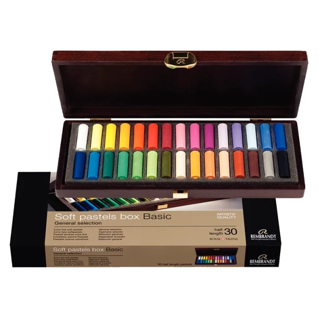 Pastello Secco REMBRANDT - set di 30 pastelli a metà scatola