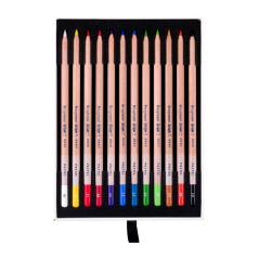 Bruynzeel Design pasztellceruza dobozban 12 színben