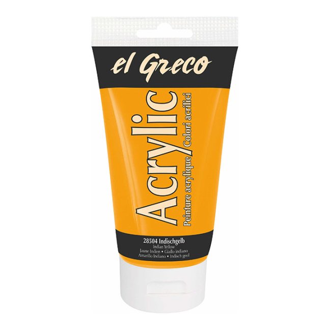 KREUL Colore acrilico El Greco 150 ml - KREUL colore acrilico El Greco 150 ml - scegli la tonalità: 28504 - Indian Yellow