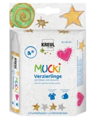 KREUL Trblietavá dekoračná sada farieb - 4 x 29 ml