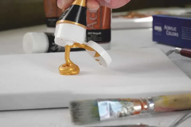 KREUL Sada akrylových metalických barev EL GRECO – 4 x 75 ml