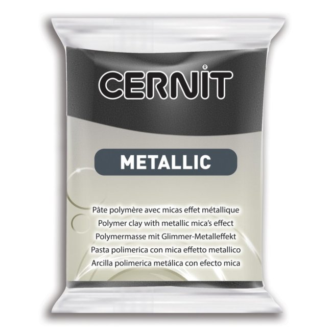 CERNIT Pasta Metallica 56g - vari colori - CERNIT Metallic: 169 - Hematite