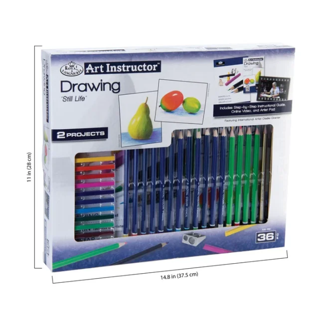 R&L Set da schizzo con istruttore – 36 pezzi