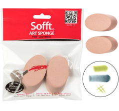 PanPastel lapos ferde szivacskészlet – 2 db