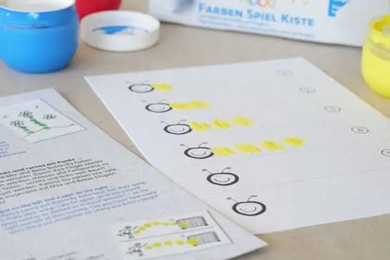 KREUL Sada farieb MUCKI – paintbox počítanie – prstové farby