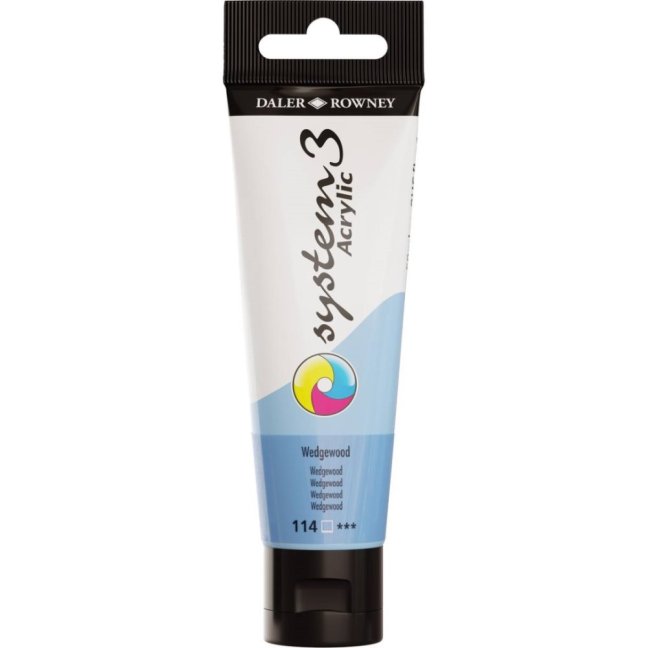 D&R System3 colori acrilici 59ml - scegli la tonalità - D&R System3 colore acrilico 59 ml: 114 - Wedgwood