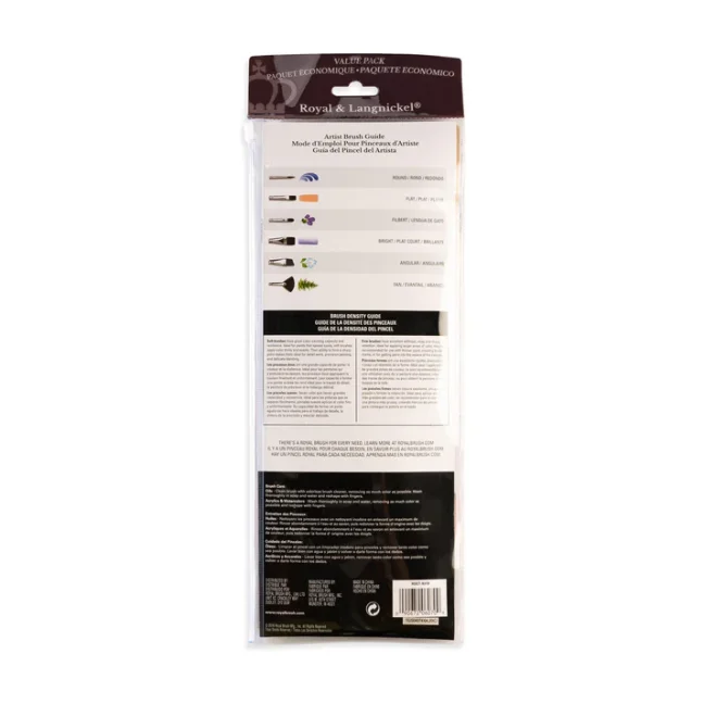 Pennelli con setole naturali mix - set da 12 pezzi - RSET-9319